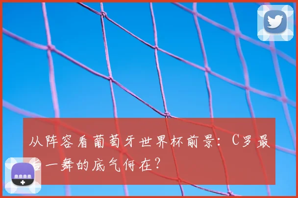 从阵容看葡萄牙世界杯前景：C罗最后一舞的底气何在？
